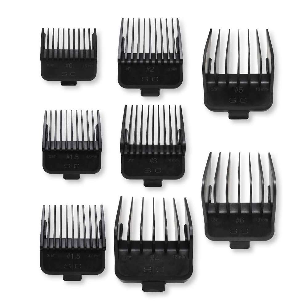 STYLECRAFT MAGNETIC CLIPPER GUARDS BLACK | SCD