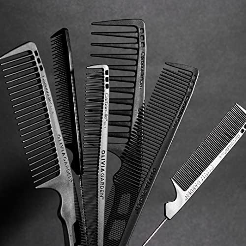 OLIVIA GARDEN CARBONLITE CARBON COMBS 6PK | 730-CLP1
