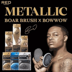 RED BY KISS METALLIC BOAR BRUSH X BOWWOW | BR09