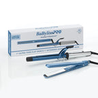 BABYLISSPRO NANO TITANIUM 1" CURLING IRON & ULTRA-THIN FLAT IRON PACK | BNTPP62UC