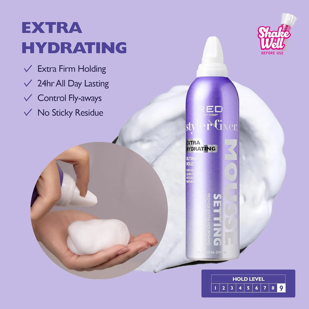 RED BY KISS STYLER FIXER SETTING MOUSSE BRAID CONTROL | STM06