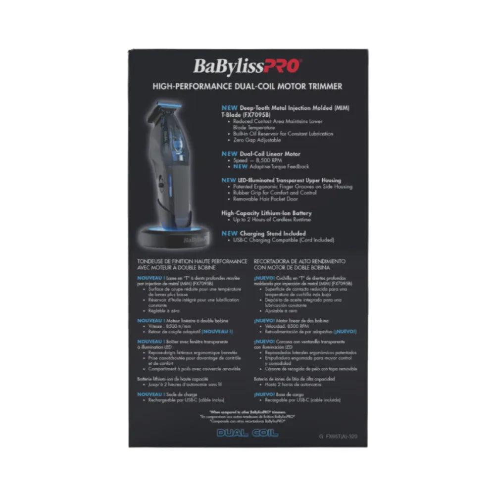 BaBylissPRO High-Performance Dual-Coil Motor Trimmer | FX95T