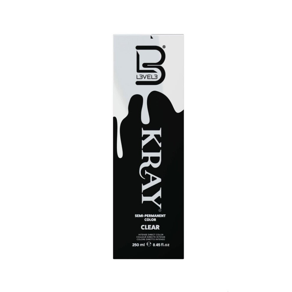 L3VEL3 KRAY Semi Permanent Hair Color Clear 250ml | 200116