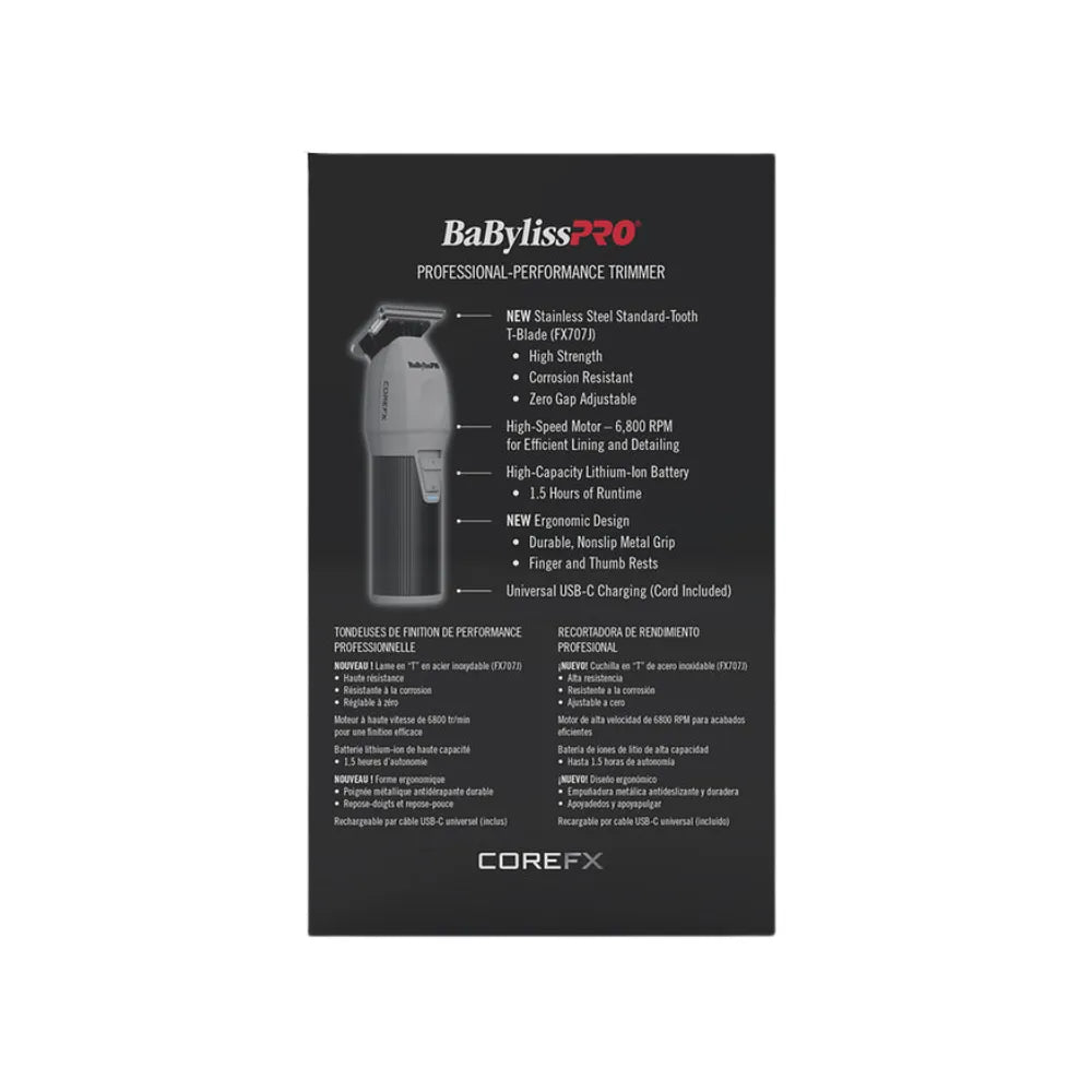 BABYLISSPRO COREFX  TRIMMER GREY | FX76