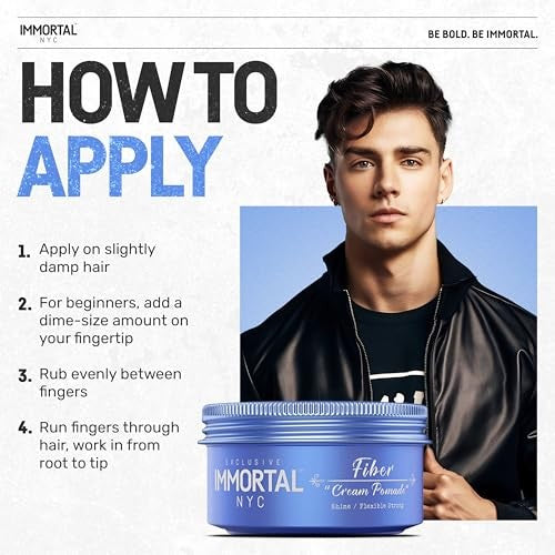 Immortal Fiber Wax Cream Pomade 5 oz.