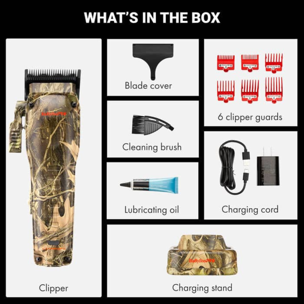 BaBylissPRO LO-PROFX Compact Clipper Limited Camo Edition | FX82CAM
