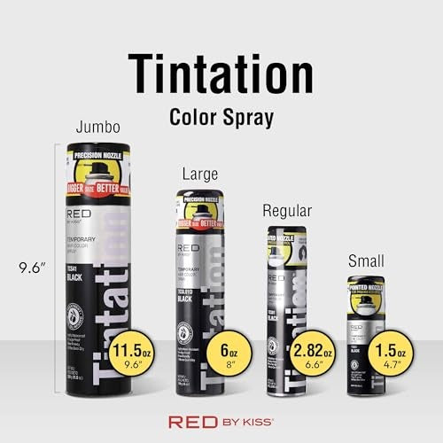 RED BY KISS TINTATION TEMPORARY HAIR COLOR SPRAY | TCS41