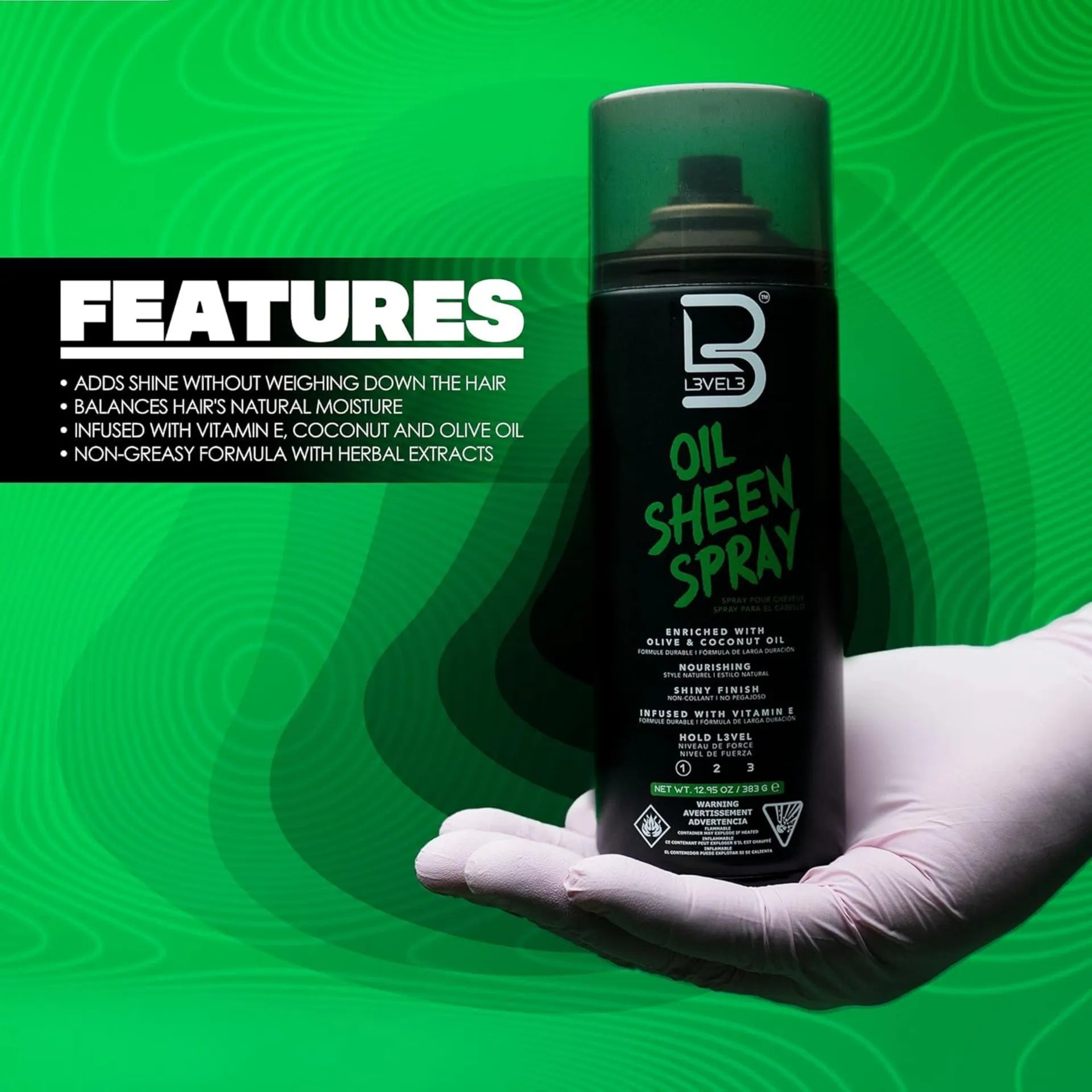 LEVEL3 Oil Sheen Spray 12.95 oz.