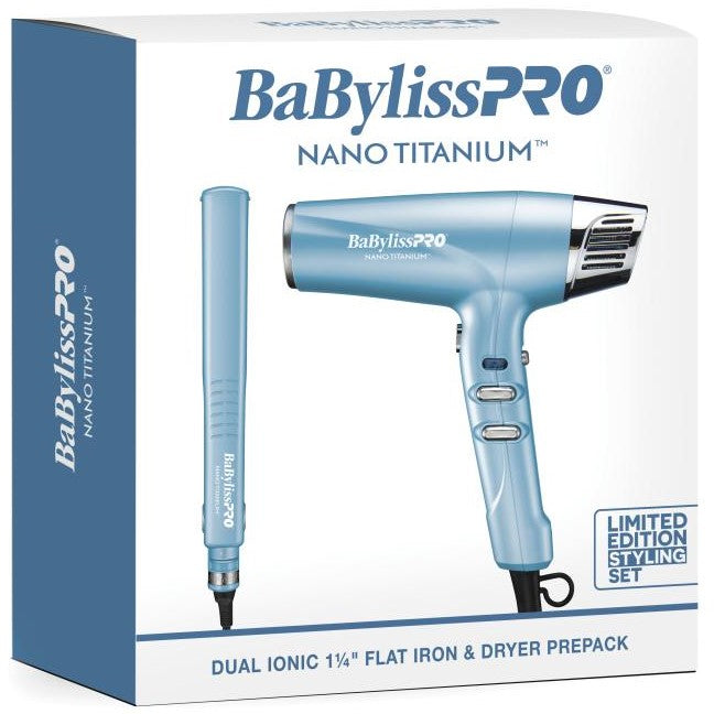 BaBylissPRO Nano Flat 1-1/4? & Dryer | BNTPP55