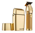 BabylissPRO LimitedFX Trimmer & Double-Foil Shaver Gold Collection - FXDUOFS2TG