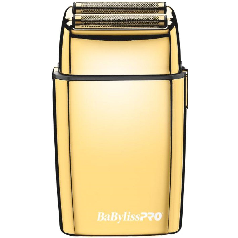 BaBylissPRO FOILFX02 Metal Double-Foil Shaver Gold | FXFS2G
