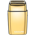 BaBylissPRO FOILFX02 Metal Double-Foil Shaver Gold | FXFS2G