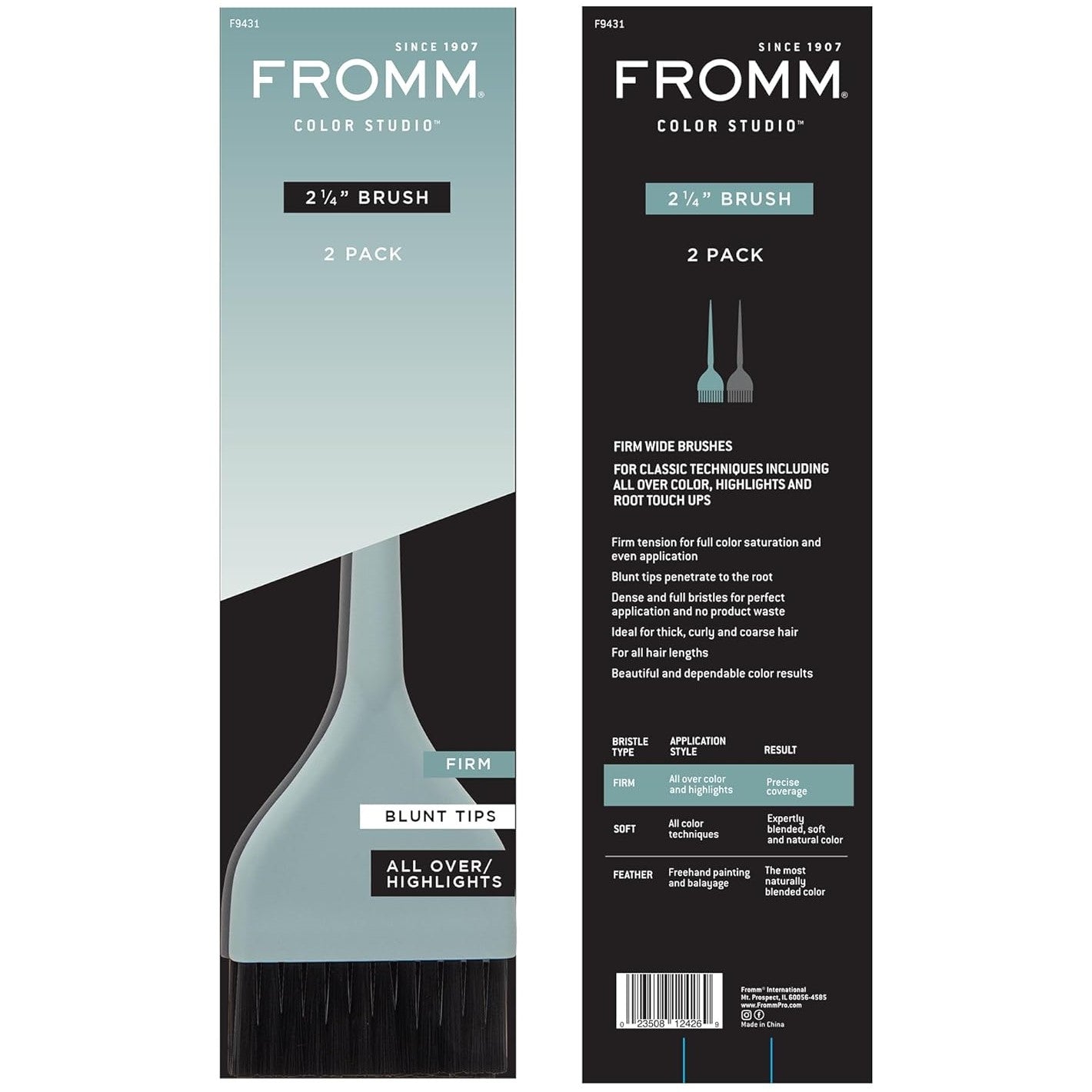 Fromm Firm Color Brush Set 2-1/4&quot; | F9431