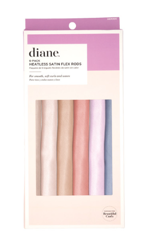 Diane Heatless Satin Flex Rods | DER300 | 6Pack