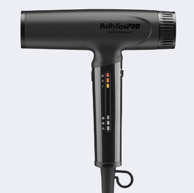 BabylissPRO Nano Titanium Light Ionic High-Speed Dryer | Black | BNTC9200MB