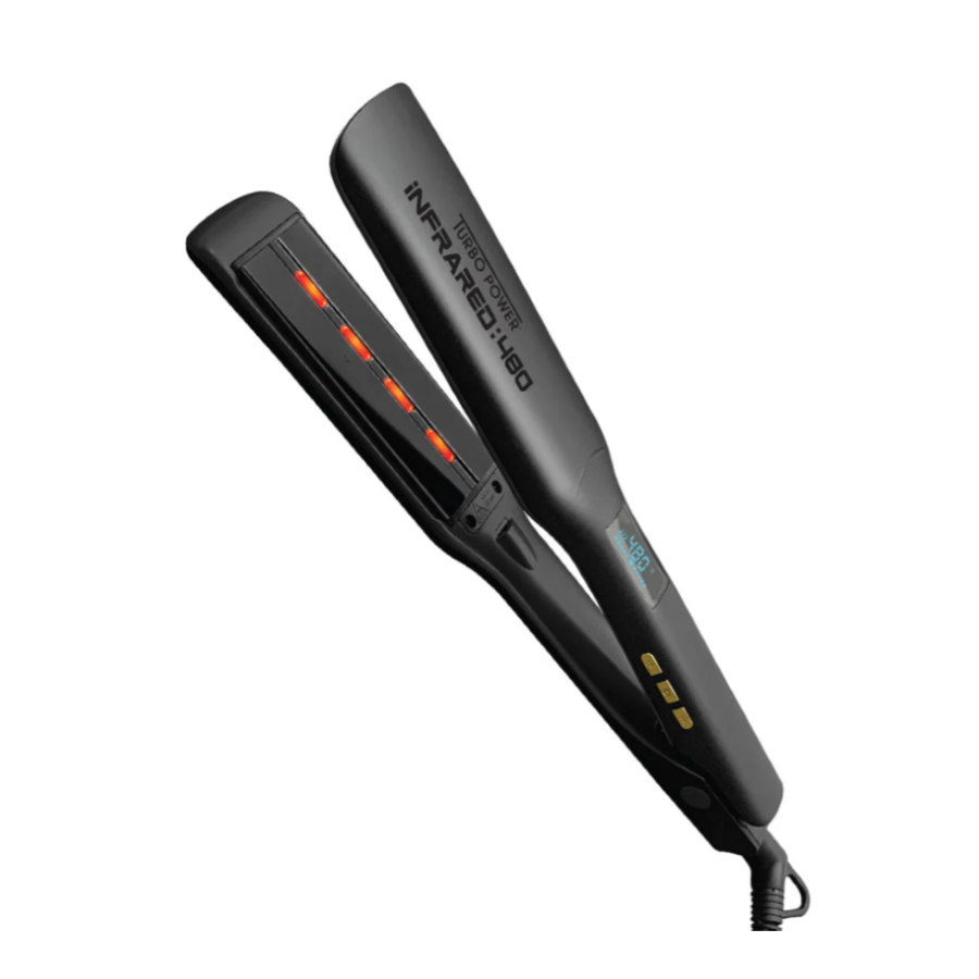 Turbo Power Infrared 480 Black Titanium Flat Iron 1.5"
