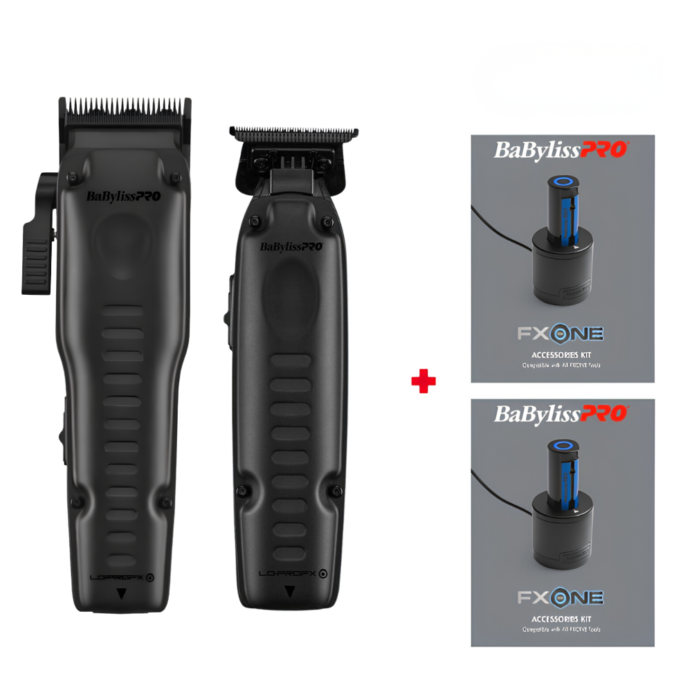 BaBylissPRO FXONE LO-PROFX Clipper & Trimmer Black(BATTERY INCLUDED)