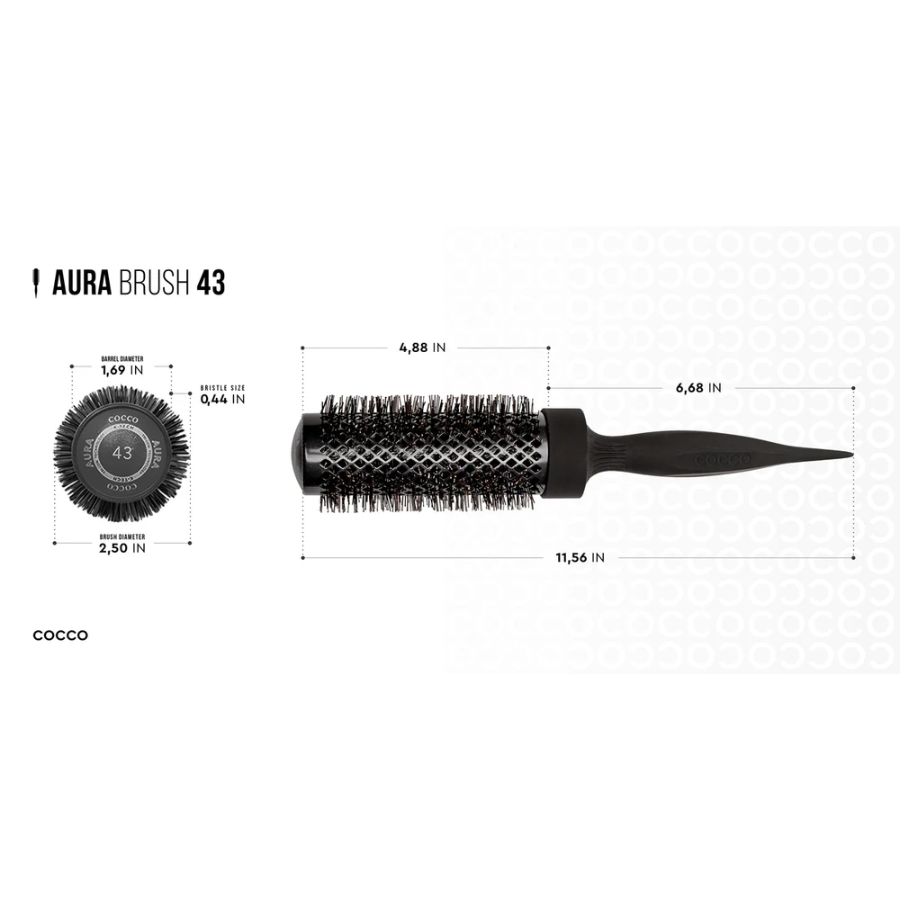 COCCO AURA BRUSH SET-WHITE | CKTA4PCS-WHITE