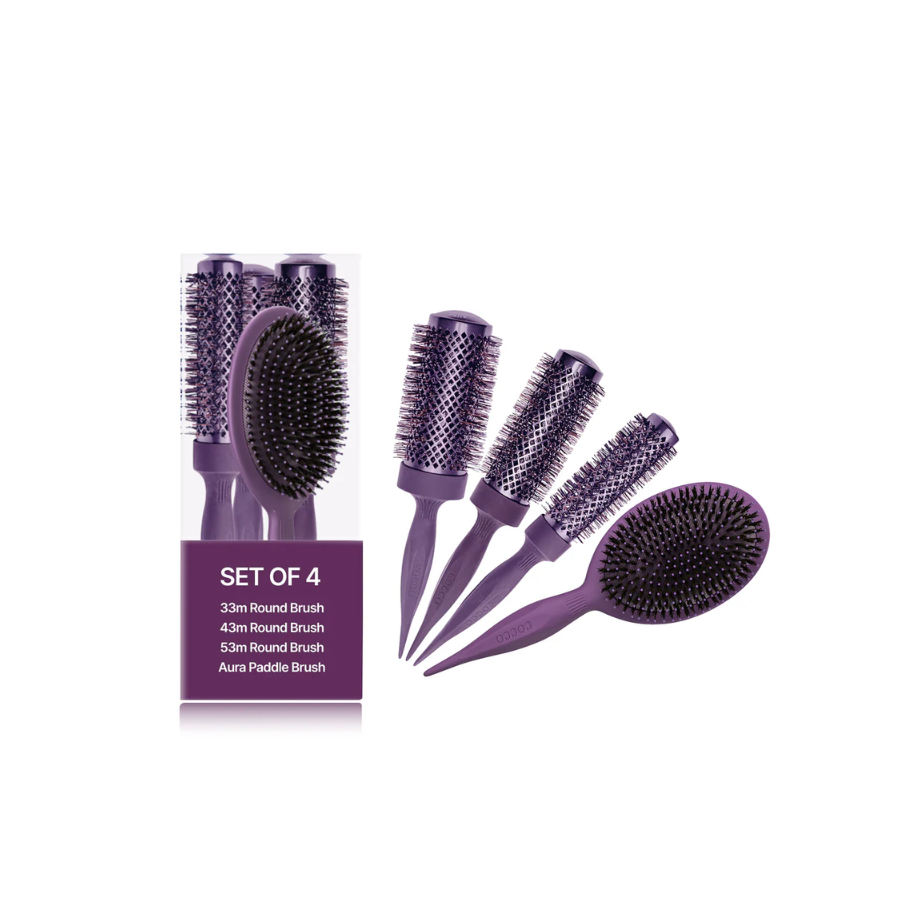 COCCO AURA BRUSH SET-PURPLE | CKTA4PCS-PURPLE