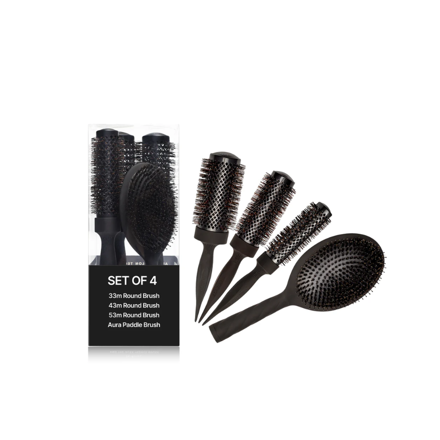 COCCO AURA BRUSH SET-BLACK | CKTA4PCS-BLACK