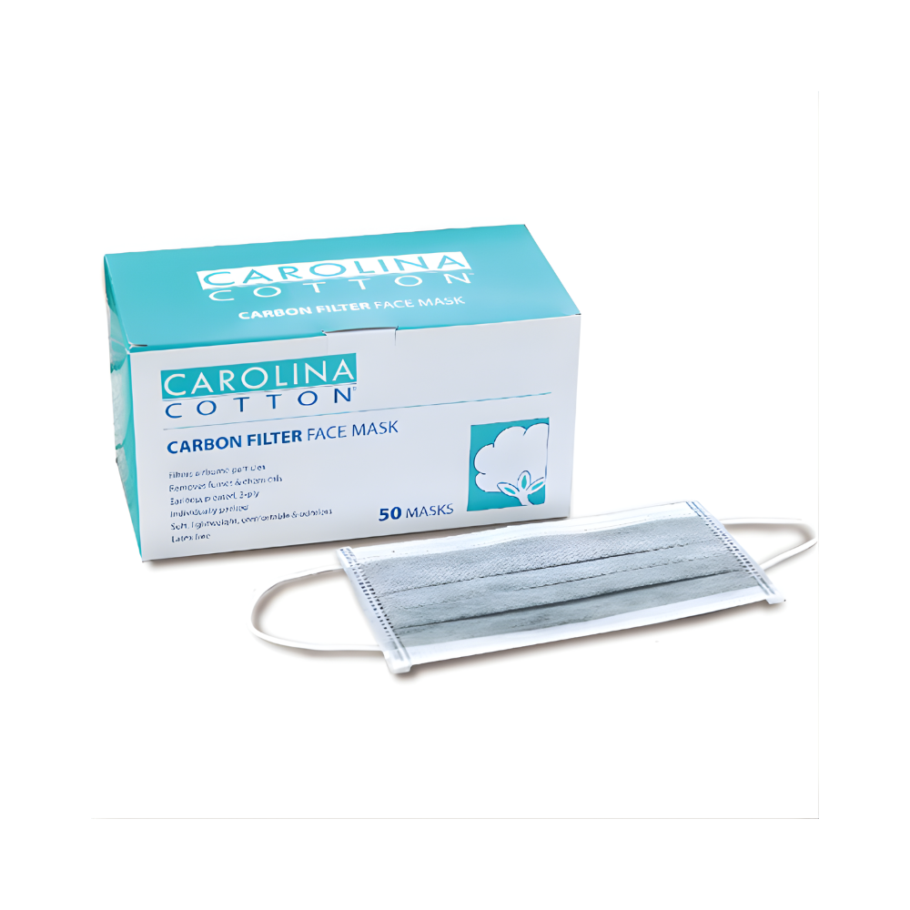 CAROLINA FACE MASK 50CT-CARBON | 400606