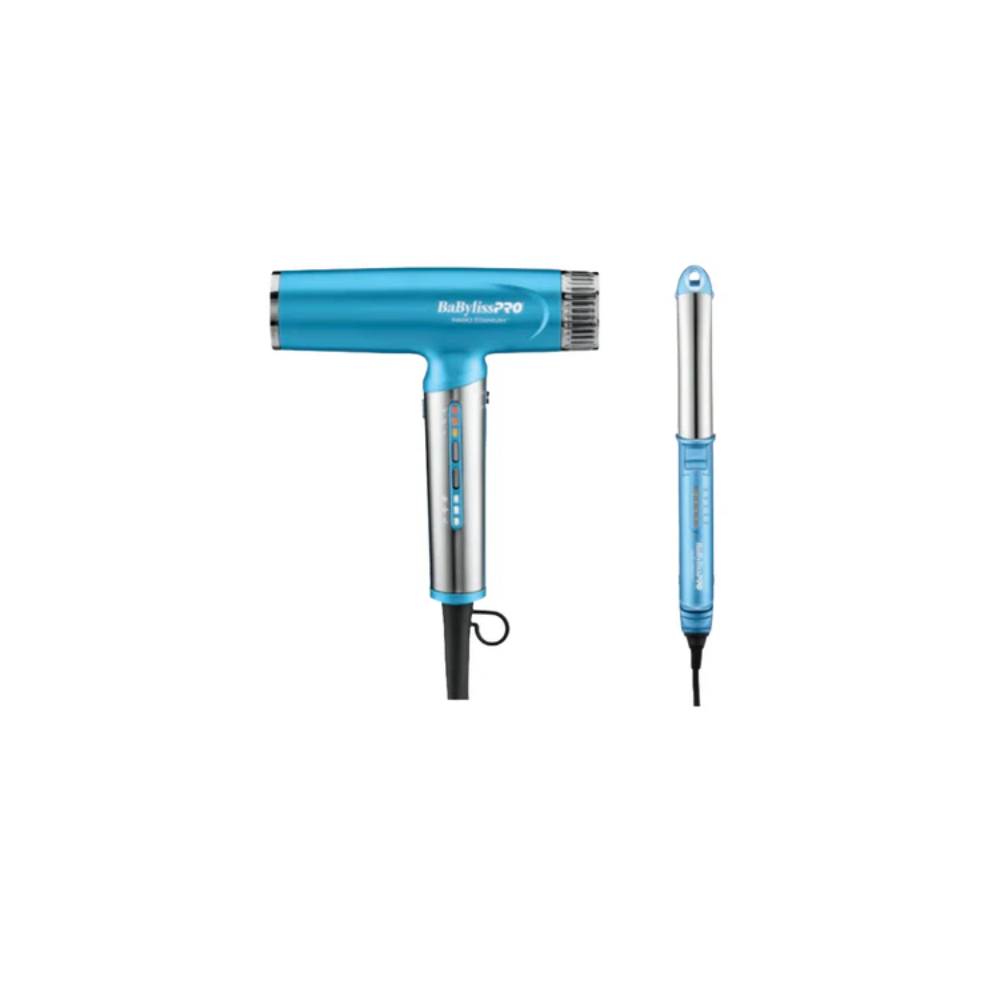 BABYLISSPRO NANO DRYER LIGHT+FLAT 1" PK | BNTPP94