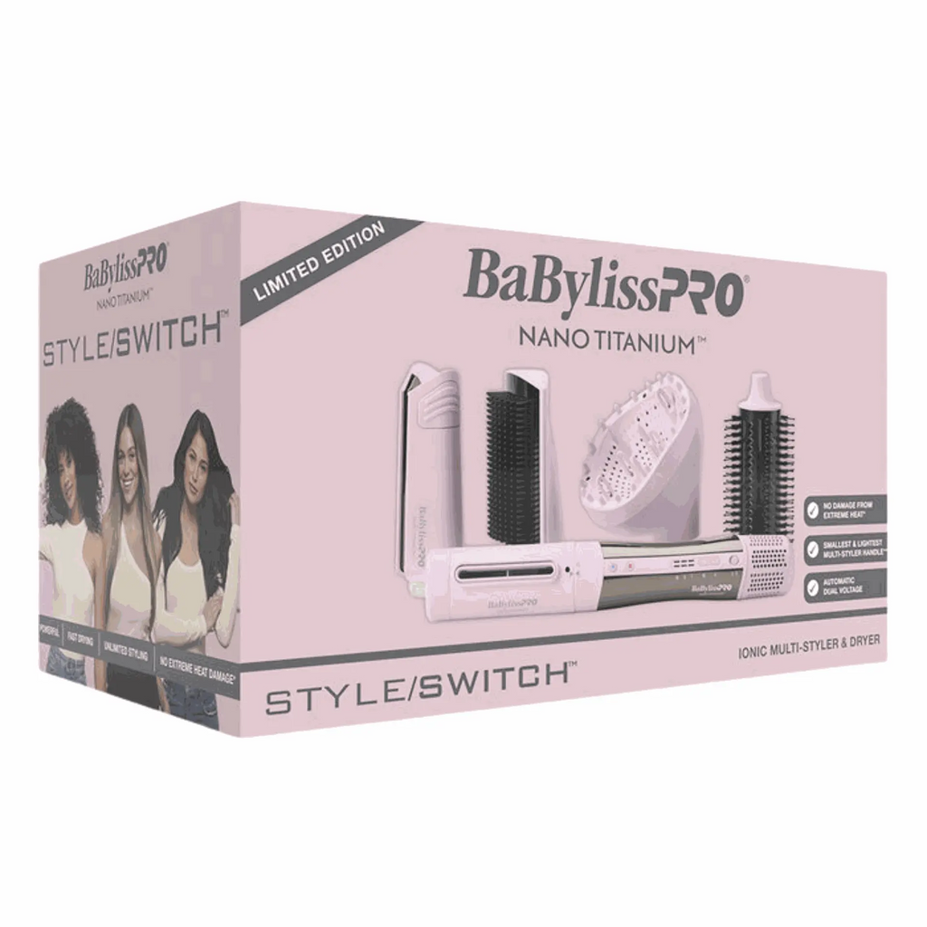 BABYLISSPRO NANO TITANIUM LIMITED EDITION STYLE\SWITCH IONIC MULTSTYLER & DRYER | BNTSSPK-5PK