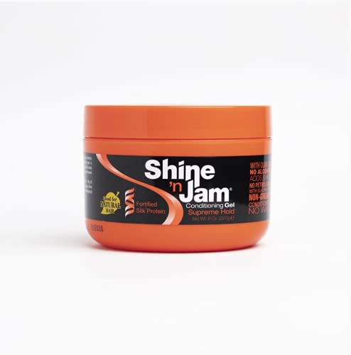 AMPRO SHINE-N-JAM SUPREME HOLD GEL8oz | 41270