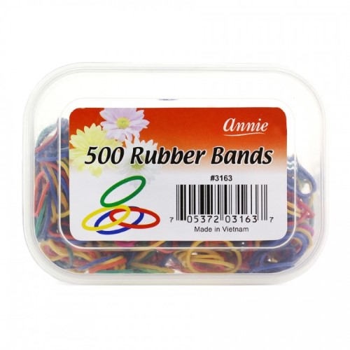 Annie Rubber Bands - 500 Count 1/2