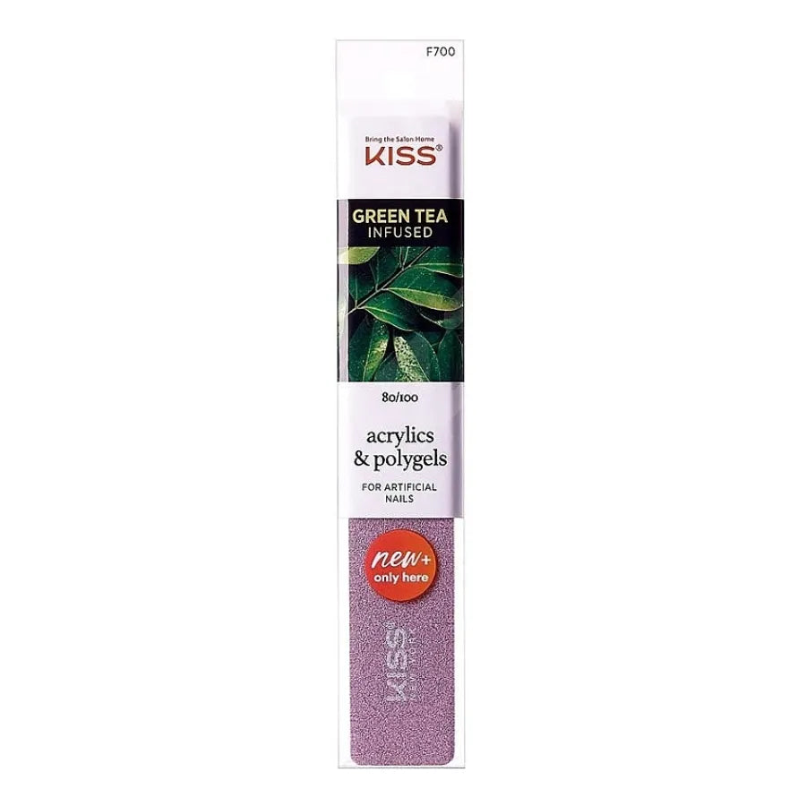 KISS FILE GREEN TEA INFUSED 80/100 ACRLICS & POLYGELS F700