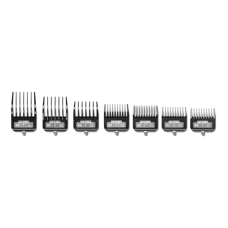 ANDIS BG SERIES PREMIUM METAL CLIP COMB SET | 33640