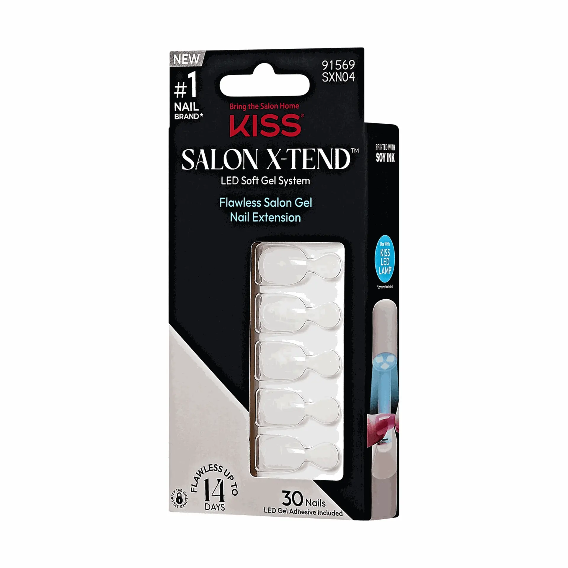 KISS SALON LED SOFT GEL NAIL KIT- KEEP IT