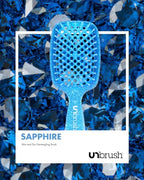 UNbrush Detangler Hair Brush - Glitter Sapphire