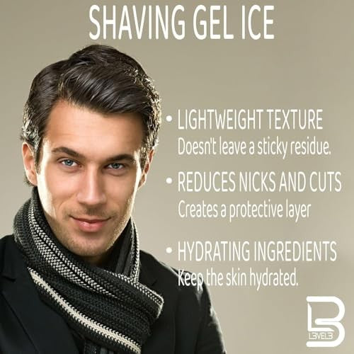 LEVEL3 SHAVING GEL 33Z ICE