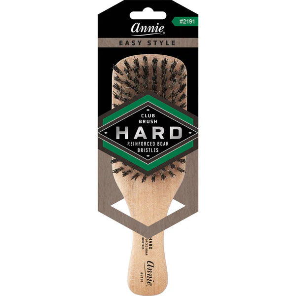 Annie Easy Style Hard Reinforced Boar Bristle Club Brush | 2191