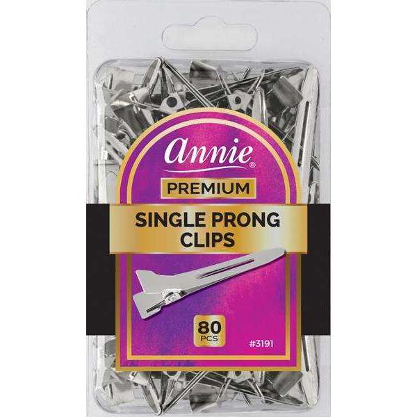 Annie Single Prong Clips 80ct