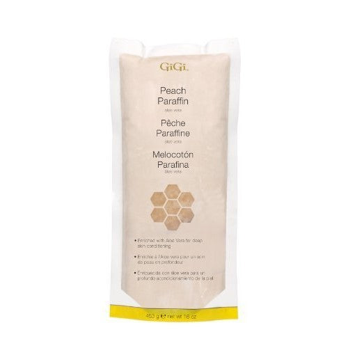 GIGI PEACH PARAFFIN WAX 16 OZ.