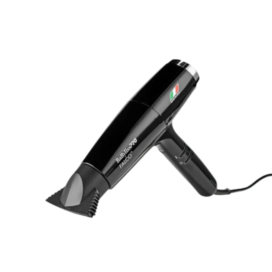 BaBylissPRO Nano Titanium Professional Italian High-Speed Falco Dryer | Black | BNT8550B
