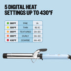 BABYLISSPRO NANO TITANIUM LIMITED EDITION 1¼" CURLING IRON ICED BLUE | BNTW125XLLB