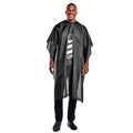 Betty Dain Cape Barber Pole Black