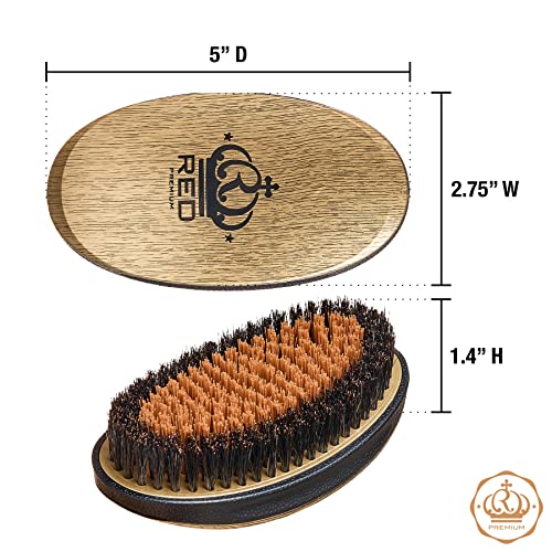 RED BY KISS METALLIC BOAR BRUSH X BOWWOW | BR08