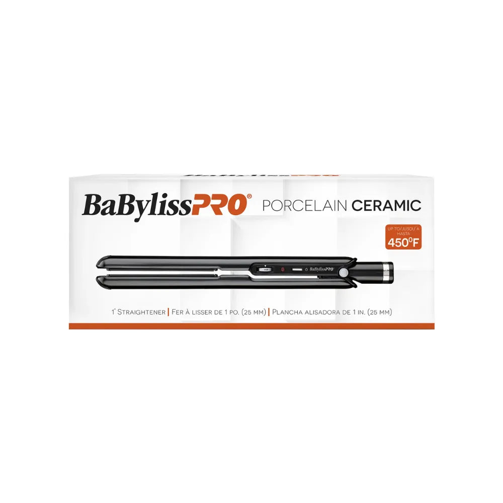 BABYLISSPRO PORCELAIN CERAMIC 1" FLAT IRON | BP9557UC