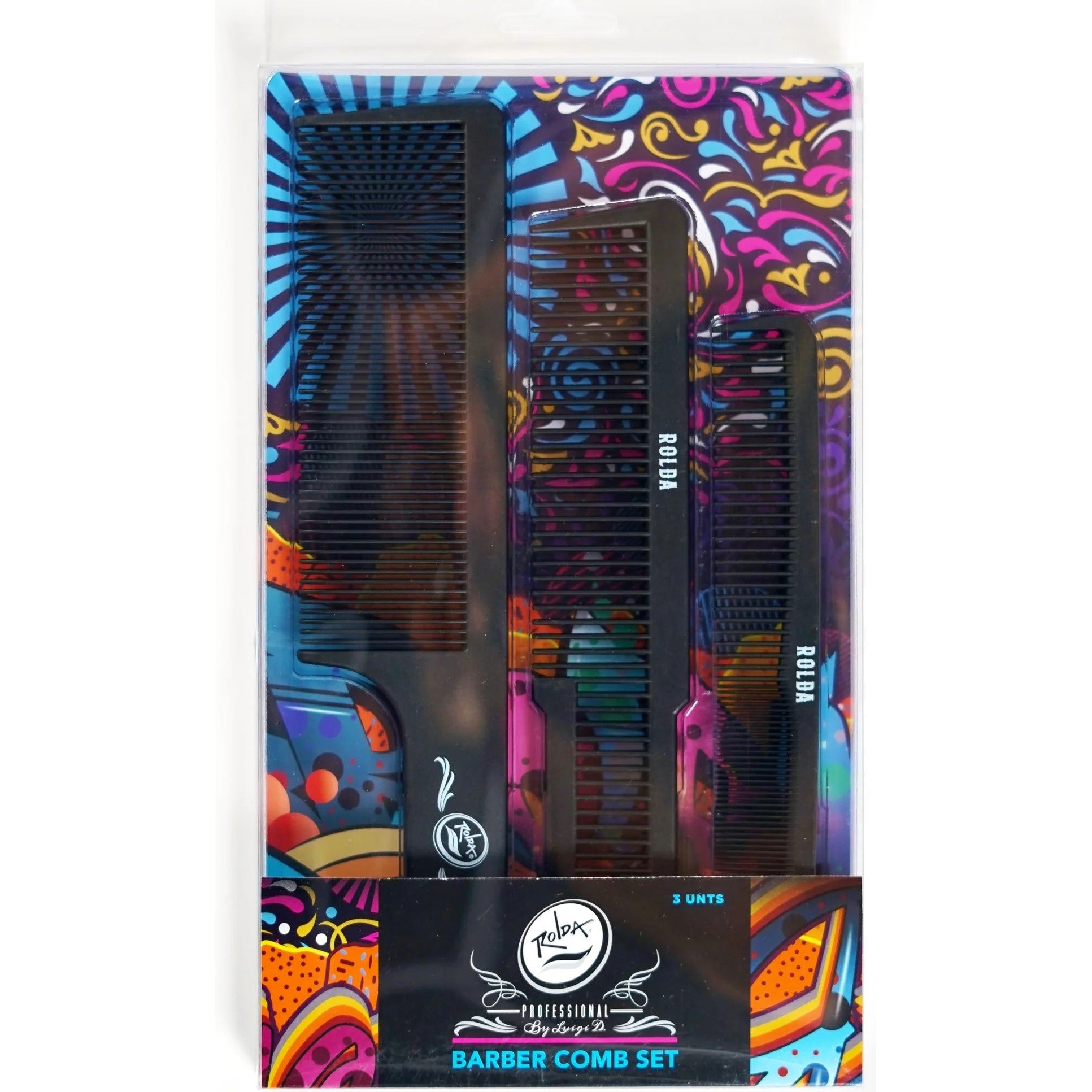 Rolda Comb Set Black