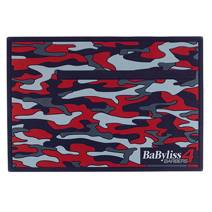 BaBylissPRO Barber Mat Camo Red | BMAGMAT