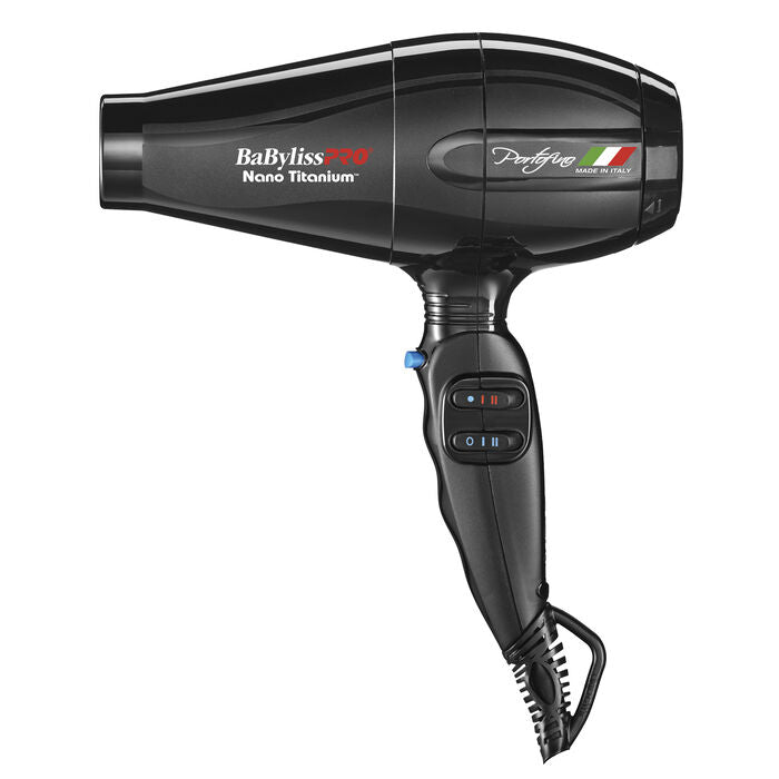 BaBylissPRO Nano Titanium Portofino Dryer Black BNT6610N