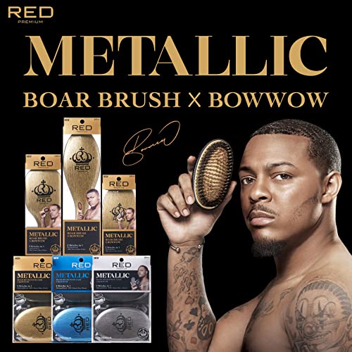 RED BY KISS METALLIC BOAR BRUSH X BOWWOW | BR08