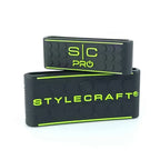 STYLECRAFT CLIPPER & TRIMMER GRIPS - BLACK/GREEN | SC316B