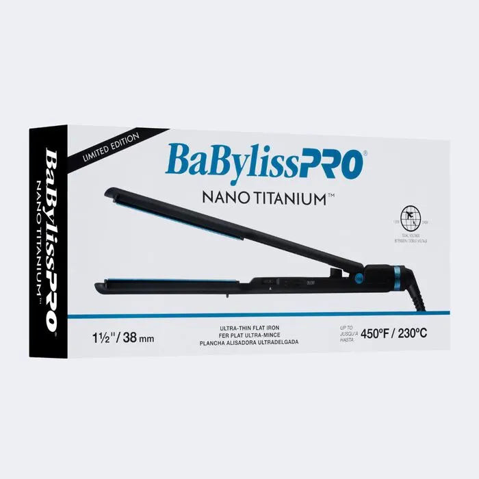 BaBylissPRO Nano Flat Iron 1-1/2? Black | BNTMB4073TUC