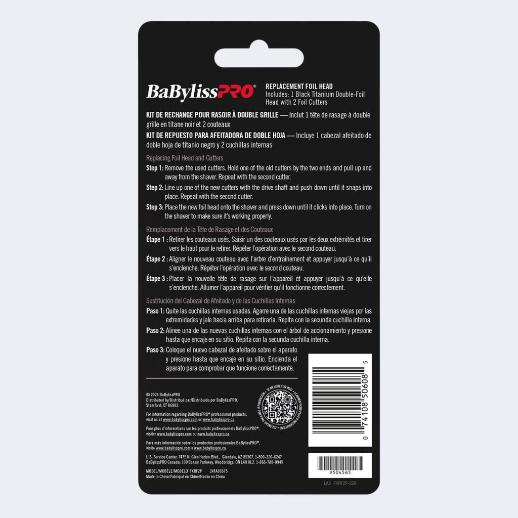 BabylissPRO Double Replacement Foil with Cutters | FXRF2P