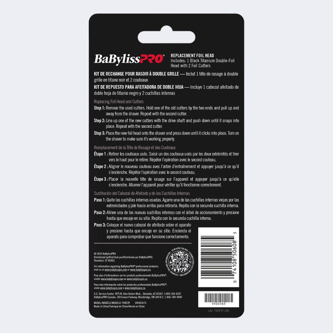 BabylissPRO Double Replacement Foil with Cutters | FXRF2P